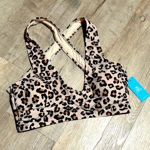 Cupshe Leopard Print Bikini Top